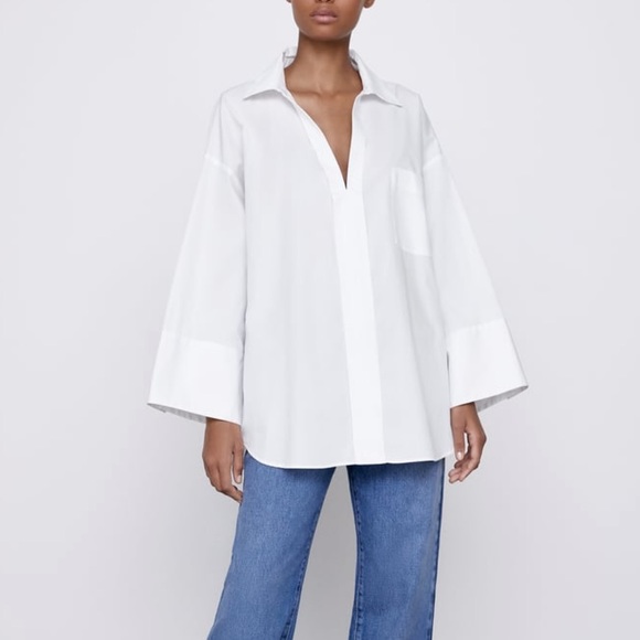ZARA Oversized Top - Picture 1 of 10